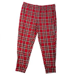 Source Unknown Red Plaid Pajama Pants
